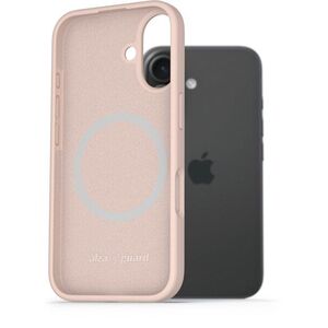 AlzaGuard iPhone 16 Silicone Case Compatible with Magsafe rózsaszín tok kép
