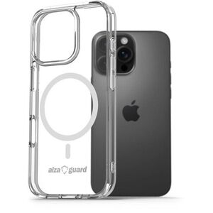 AlzaGuard iPhone 16 Pro Crystal Clear TPU Compatible with Magsafe tok kép
