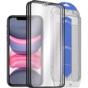 AlzaGuard Glass EasyFit DustFree iPhone 11 / XR 2.5D üvegfólia kép