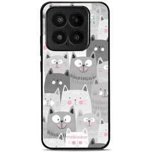 Mobiwear Glossy Xiaomi 15 fényes tok - macskák kép