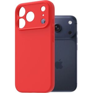 AlzaGuard Matte TPU iPhone 17 Pro piros tok kép