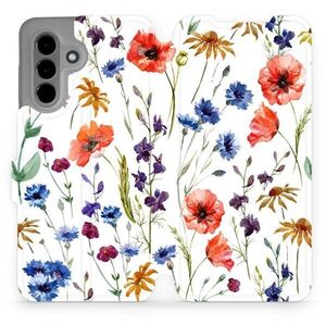 Mobiwear Samsung Galaxy A26 flip tok - mezei virágok kép