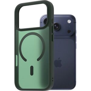 AlzaGuard Matte iPhone 17 Pro sötétzöld MagSafe tok kép