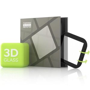 Tempered Glass Protector Fitbit Versa 2 3D üvegfólia - 3D GLASS, fekete kép