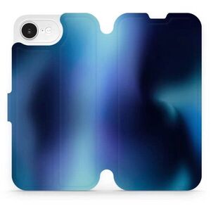 Mobiwear Apple iPhone 16e / 17e flip tok - kék árnyalat kép