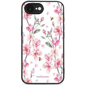 Mobiwear Glossy Apple iPhone 16e / 17e fényes tok - virágok kép