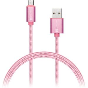 CONNECT IT Wirez Premium Metallic micro USB 1m rose kép