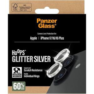 PanzerGlass Hoops Apple iPhone 17/16/16 Plus - csillogó ezüst kép