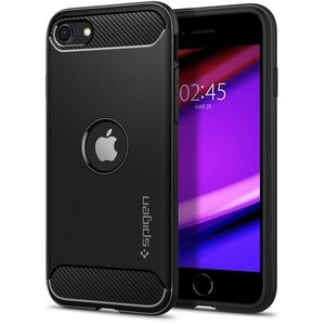 Spigen Rugged Armor Black iPhone SE 2020/SE 2022 tok kép