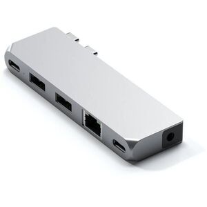 Satechi Aluminium Pro Hub Mini (1xUSB4 96W, 1xHDMI 6K 60Hz, 2 x USB-A 3.0, 1xEthernet, 1xUSB-C, 1xAu kép