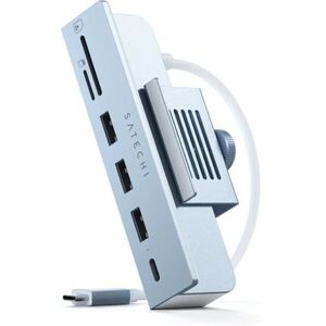 Satechi USB-C Clamp Hub iMac 24inch (2021) / (1x USB-C up to 5 Gbps, 3x USB-A 3.0 up to 5 Gbps, inc. kép