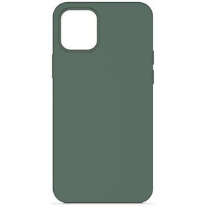 Epico iPhone 12 Pro Max sötétzöld szilikon tok kép