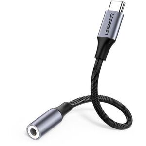Ugreen Type-C (USB-C) to 3.5mm Jack (F) Audio Adapter Silver 0.1m kép