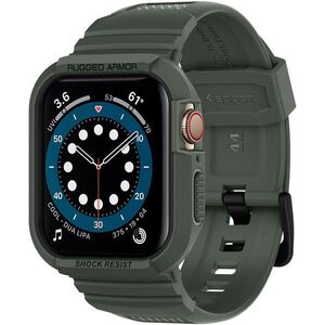 Spigen Rugged Armor Pro Green Apple Watch 8/7 (45mm)/SE 2022/6/SE/5/4 (44mm) kép