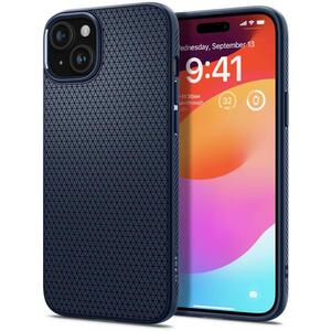 Spigen Liquid Air Navy Blue iPhone 15 tok kép