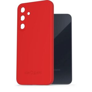 AlzaGuard Matte Samsung Galaxy A35 5G piros TPU tok kép