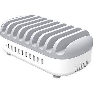 ORICO 120W 10 Port USB Smart Desktop Charging Stand Station kép