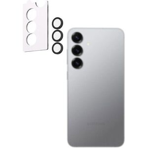 AlzaGuard Elite Lens Protector Samsung Galaxy S25+ 5G kamera védő fólia - fekete + felhelyező keret kép