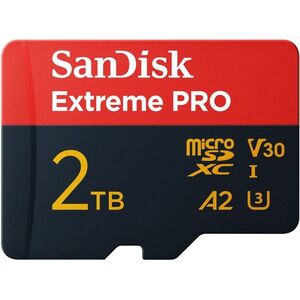 SANDISK microSDXC 2TB Extreme PRO + Rescue PRO Deluxe + SD adapter kép