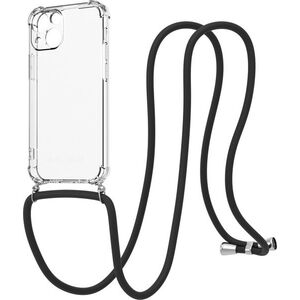 AlzaGuard Luxe Lanyard Case iPhone 13 Mini fekete tok kép