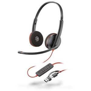 HP Poly Blackwire 3220 Stereo USB-C, USB-C/A adapter kép