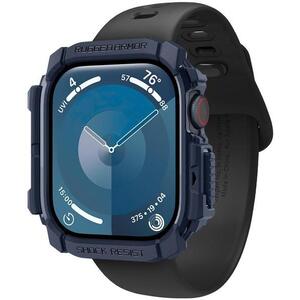 Spigen Rugged Armor Navy Blue Apple Watch 10 46mm tok kép