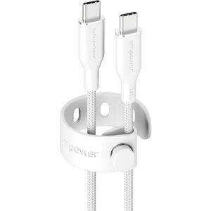 PanzerGlass Empower 240 W, USB-C / USB-C, 2 m, fehér kép