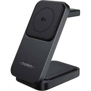 Choetech 15W 3-in-1 Qi2 Certified Foldable Magnetic Wireless Charger--black kép