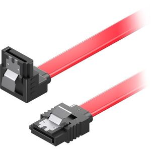 AlzaPower SATA 3.0 6Gbps 90° 0, 5m piros kép
