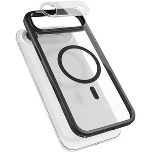 Epico Hero Pro Mag+ tok iPhone Air Qi2 és MagSafe kompatibilis - fekete átlátszó kép