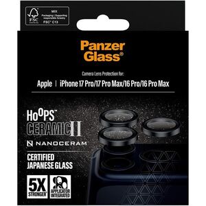 PanzerGlass Hoops Ceramic II Apple iPhone 17 Pro/16 Pro/15 Pro/17 Pro Max/16 Pro Max/15 Pro Max kép