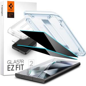 Spigen Glass tR EZ Fit Privacy 2 Pack Samsung Galaxy S24 Ultra üvegfólia kép