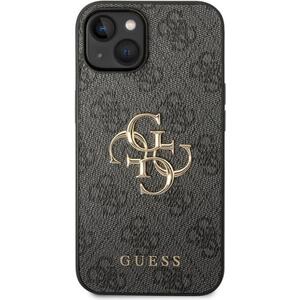 Guess PU 4G Metal Logo iPhone 15 szürke tok kép