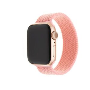 FIXED Elastic Nylon Strap Apple Watch 42/44/45/Ultra 49mm méret L - rózsaszín kép