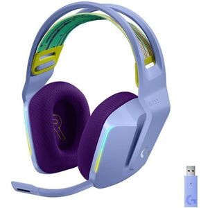 Logitech G733 LIGHTSPEED Wireless RGB Gaming Headset Lilac kép