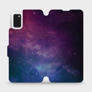 Mobiwear V147P Samsung Galaxy A41 flipes tok - csillagköd kép