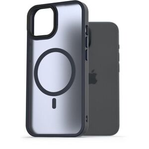 AlzaGuard Matte Case iPhone 15 MagSafe sötétkék tok kép