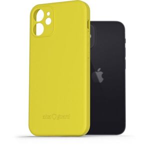 AlzaGuard Matte iPhone 12 mini sárga TPU tok kép