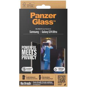 PanzerGlass Privacy Samsung Galaxy S24 Ultra üvegfólia + felhelyező keret kép