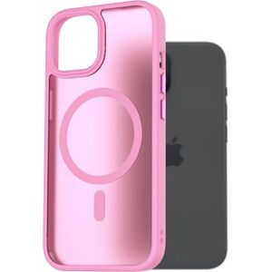 AlzaGuard Matte Case Compatible with Magsafe iPhone 15 levendula-rózsaszín tok kép