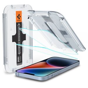 Spigen Glass tR EZ Fit HD 1 Pack open sensor iPhone 16e / 14 / 13 / 13 Pro üvegfólia kép