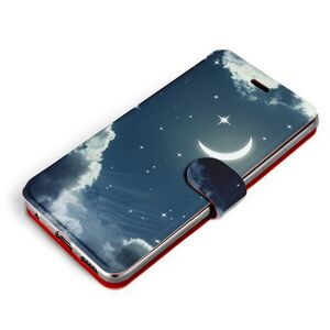 Mobiwear V145P Xiaomi 11 Lite 5G NE flipes tok - éjszakai égbolt és Hold kép