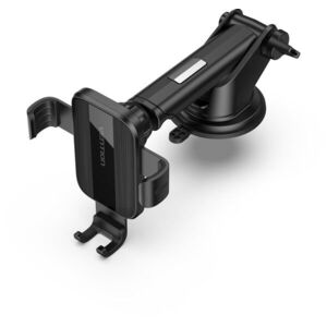 Vention Auto-Clamping Car Phone Mount With Suction Cup Black Square Type kép