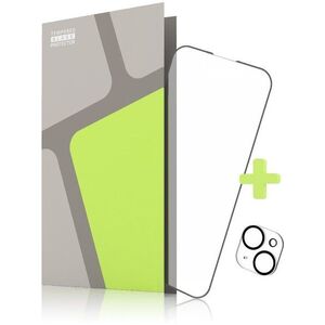 Tempered Glass Protector iPhone 14 üvegfólia + kamera védő fólia - keret kép