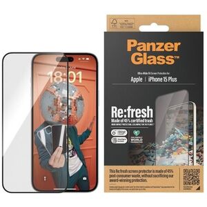 PanzerGlass Recycled Glass Apple iPhone 15 Plus üvegfólia + felhelyező keret kép