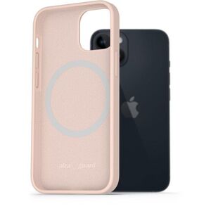 AlzaGuard Silicone Case Compatible with Magsafe iPhone 14 rózsaszín tok kép