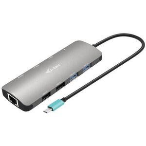 i-tec USB-C Metal Nano 2x HDMI Docking Station, PD 100W kép