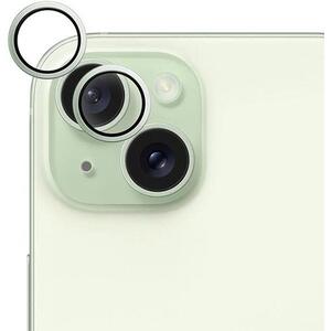 Epico iPhone 15/15 Plus kamera védő fólia - alumínium, zöld kép