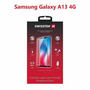 Swissten Full Glue Samsung A135 Galaxy A13 4G 3D üvegfólia - fekete kép