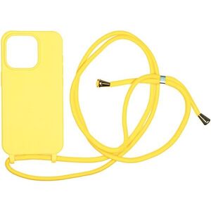 Mobile Origin Lanyard Case Yellow iPhone 15 Pro tok kép